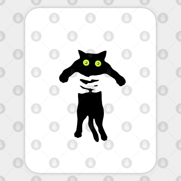 Cat miaw Sticker by Untitled-Shop⭐⭐⭐⭐⭐